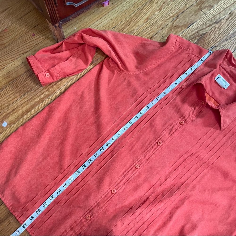 Vintage Basic Editions Suede Button Down Shirt - image 7